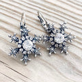 Crystal Snowflake Drops — Floorboard Findings Boutique