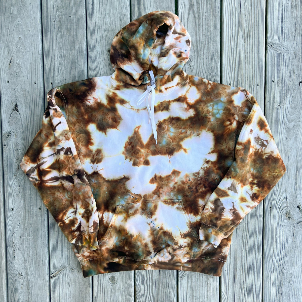 Bronze Ice Dye Hoodie — Floorboard Findings Boutique
