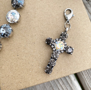 NEW✨ Floorboard Findings Swarovski Crystal Pendant in “Cross Collection”