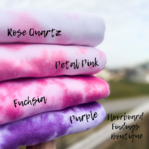 Rose Quartz Tie Dye Pullover